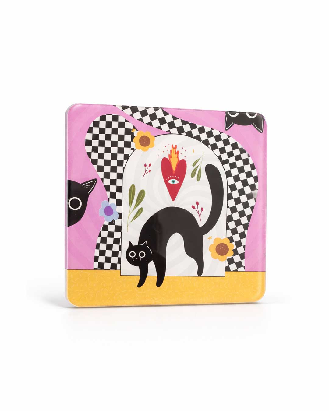 Clumsy Kitty Coaster - Rootieland