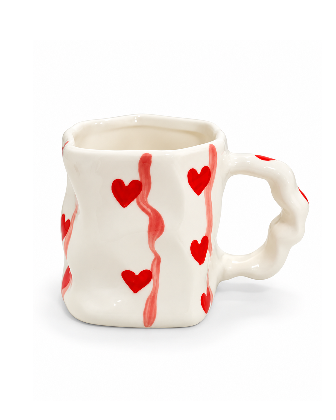 Whimsical Big Heart Mug