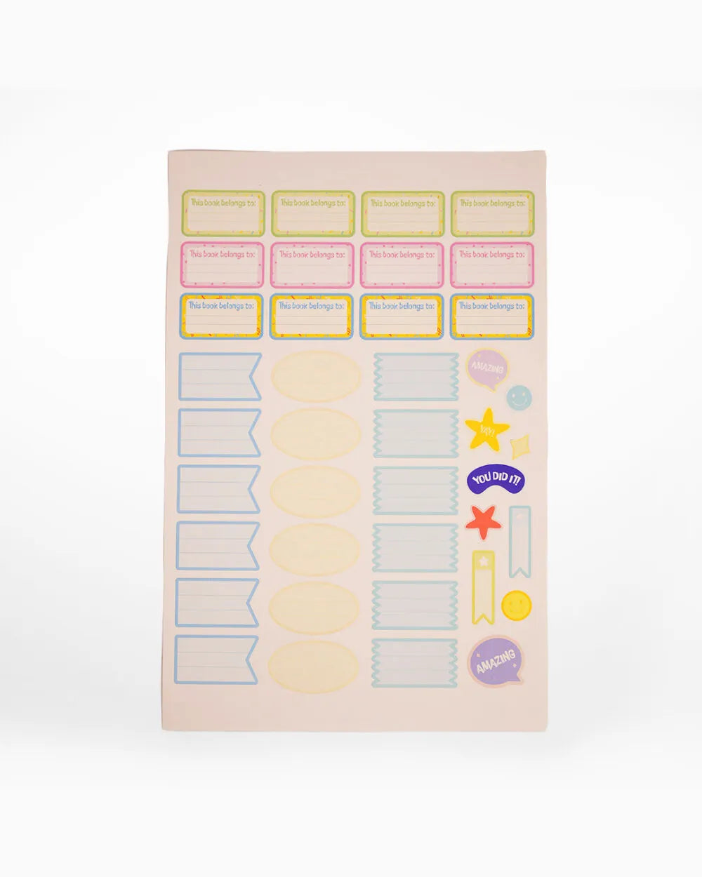 Study & Labels Sticker Sheets (Set of 3) - Rootieland