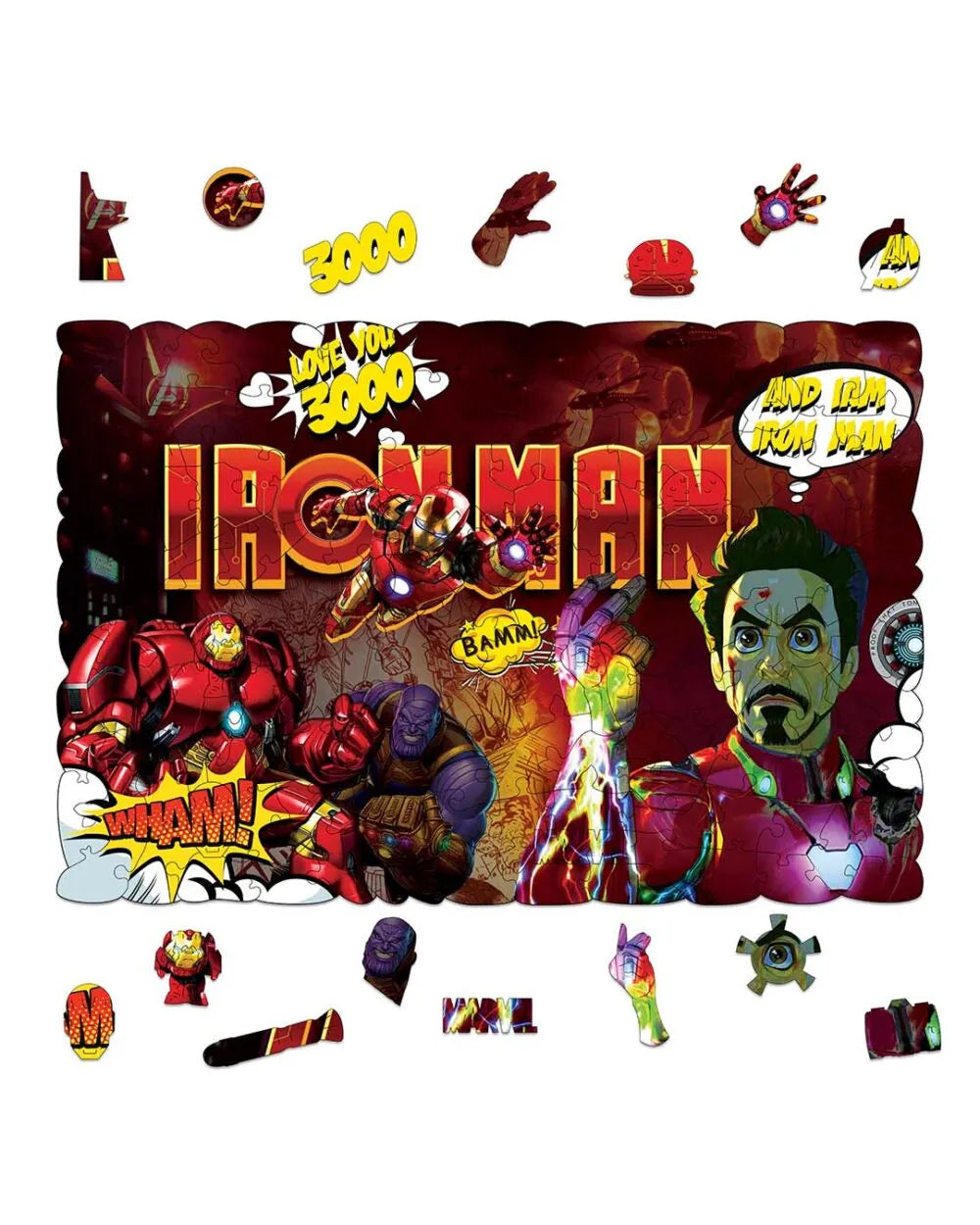 Iron Man Puzzle - 150 Pcs