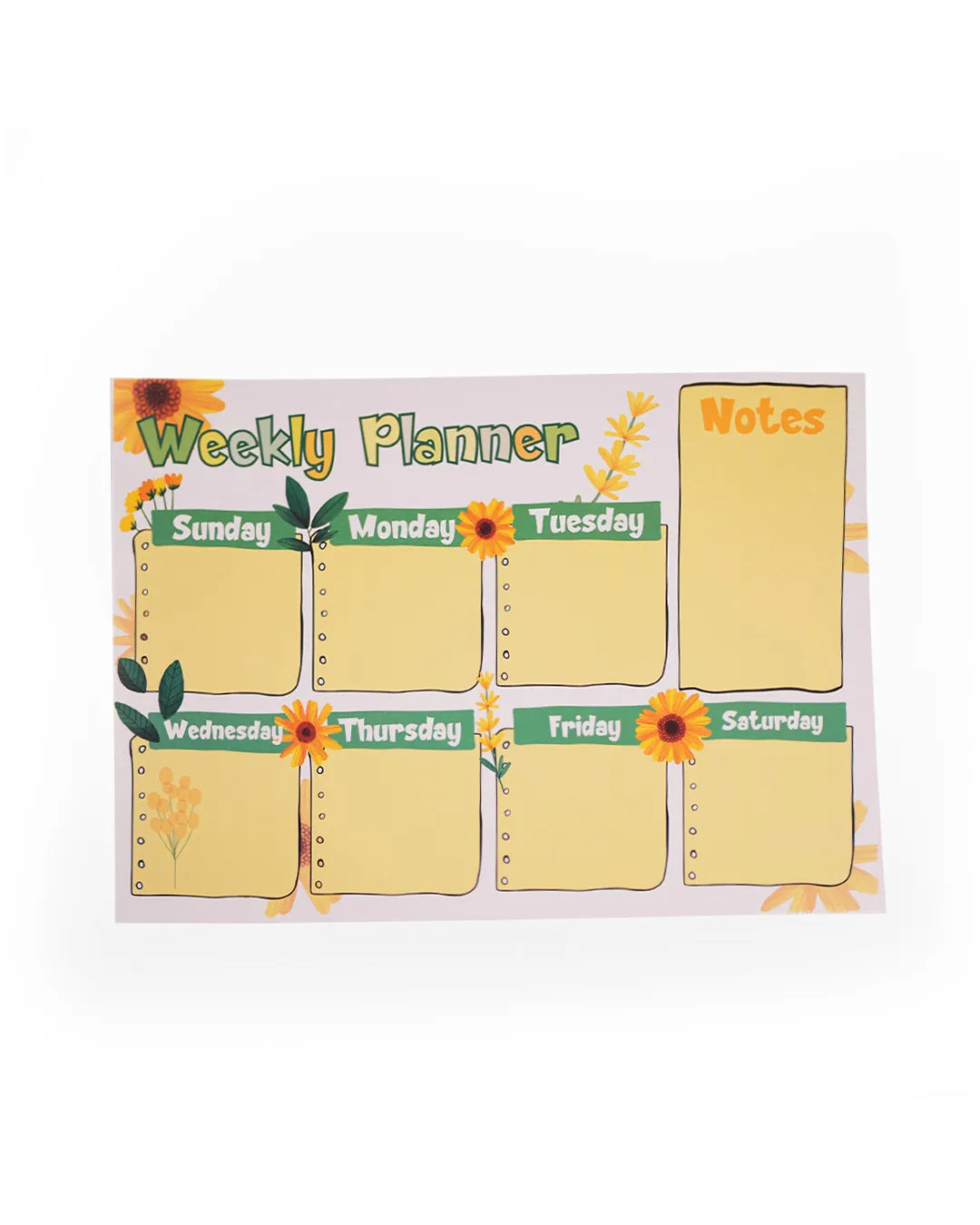 Sunflower Weekly Planner - Rootieland