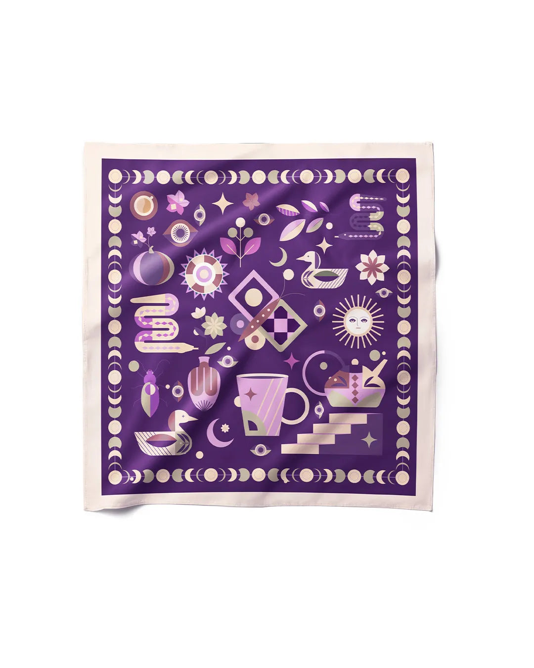 Indigo Soul - Silk Satin Scarf - Rootieland