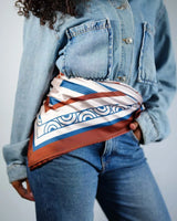 Caramel Muse - Silk Satin Scarf
