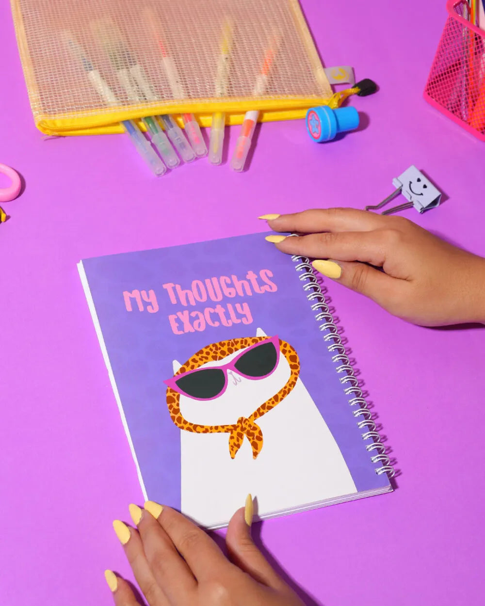 Meow Thoughts - A5 Notebook - Rootieland