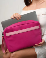 Roseberry Crush - Leather Laptop Sleeve - Rootieland