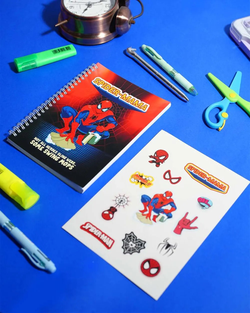 Spider Mama - A5 Notebook & Sticker Sheet - Rootieland