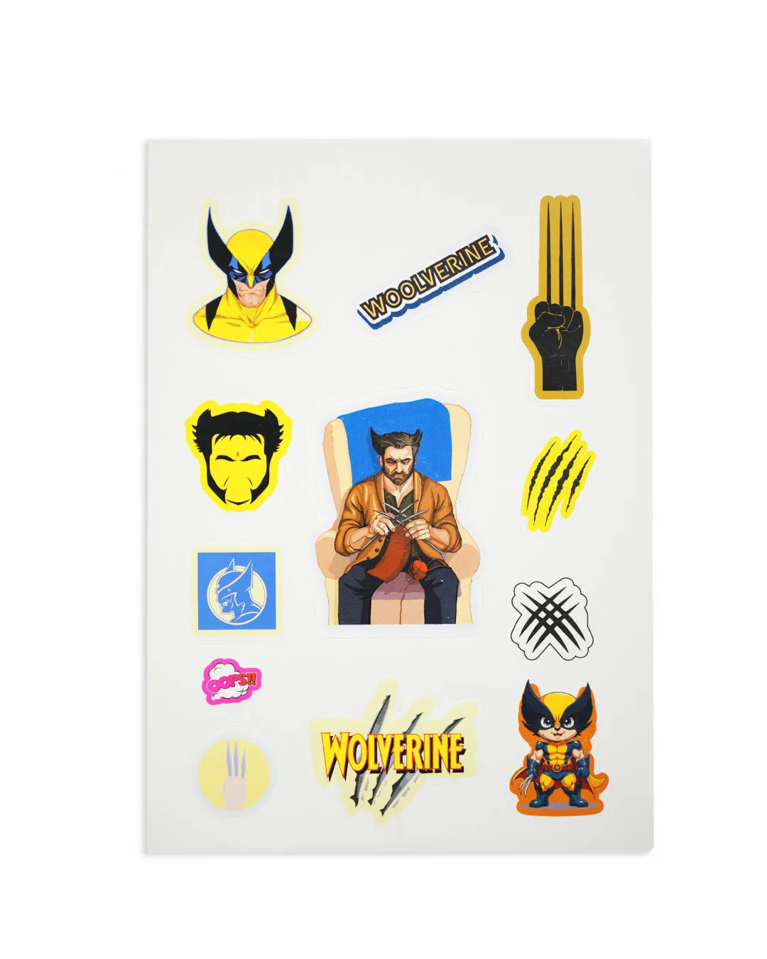 Woolverine - A5 Notebook & Sticker Sheet - Rootieland