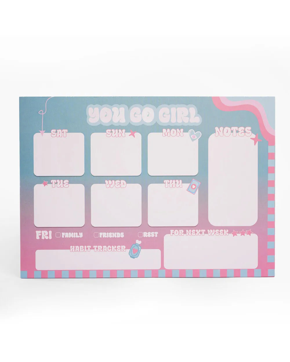 You Go Girl Weekly Planner - Rootieland