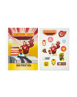 Ironing Man - A5 Notebook & Sticker Sheet - Rootieland
