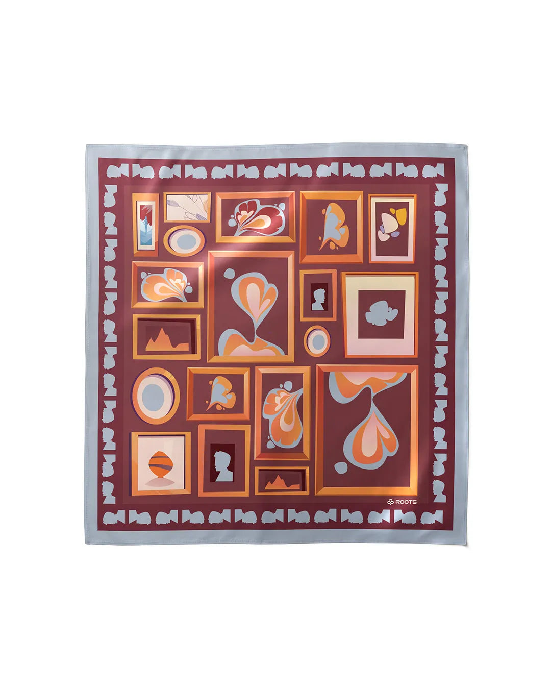 Art Collector - Silk Satin Scarf - Rootieland