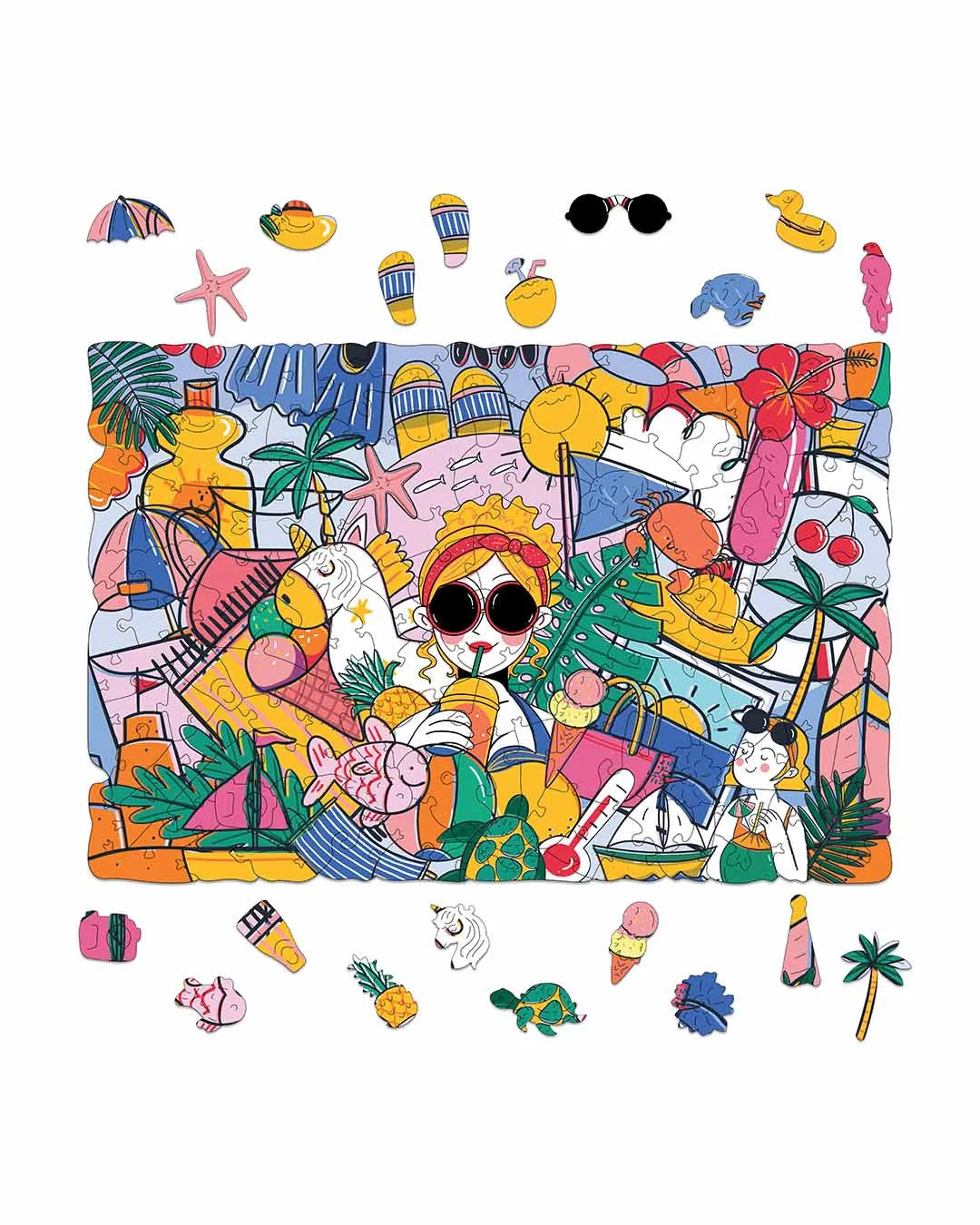Summer Puzzle - 150 Pcs - Rootieland