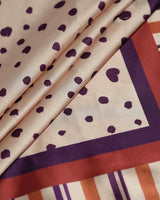 Cinnamon Touch - Silk Satin Scarf - Rootieland