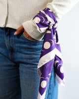 Indigo Soul - Silk Satin Scarf - Rootieland