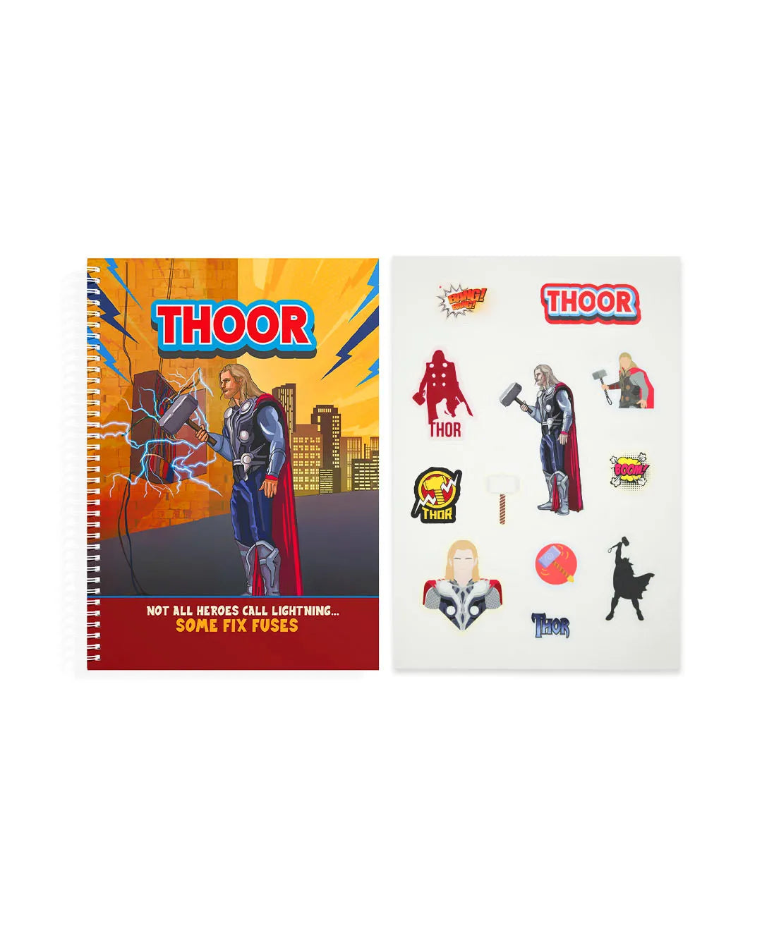 Thoor - A5 Notebook & Sticker Sheet - Rootieland