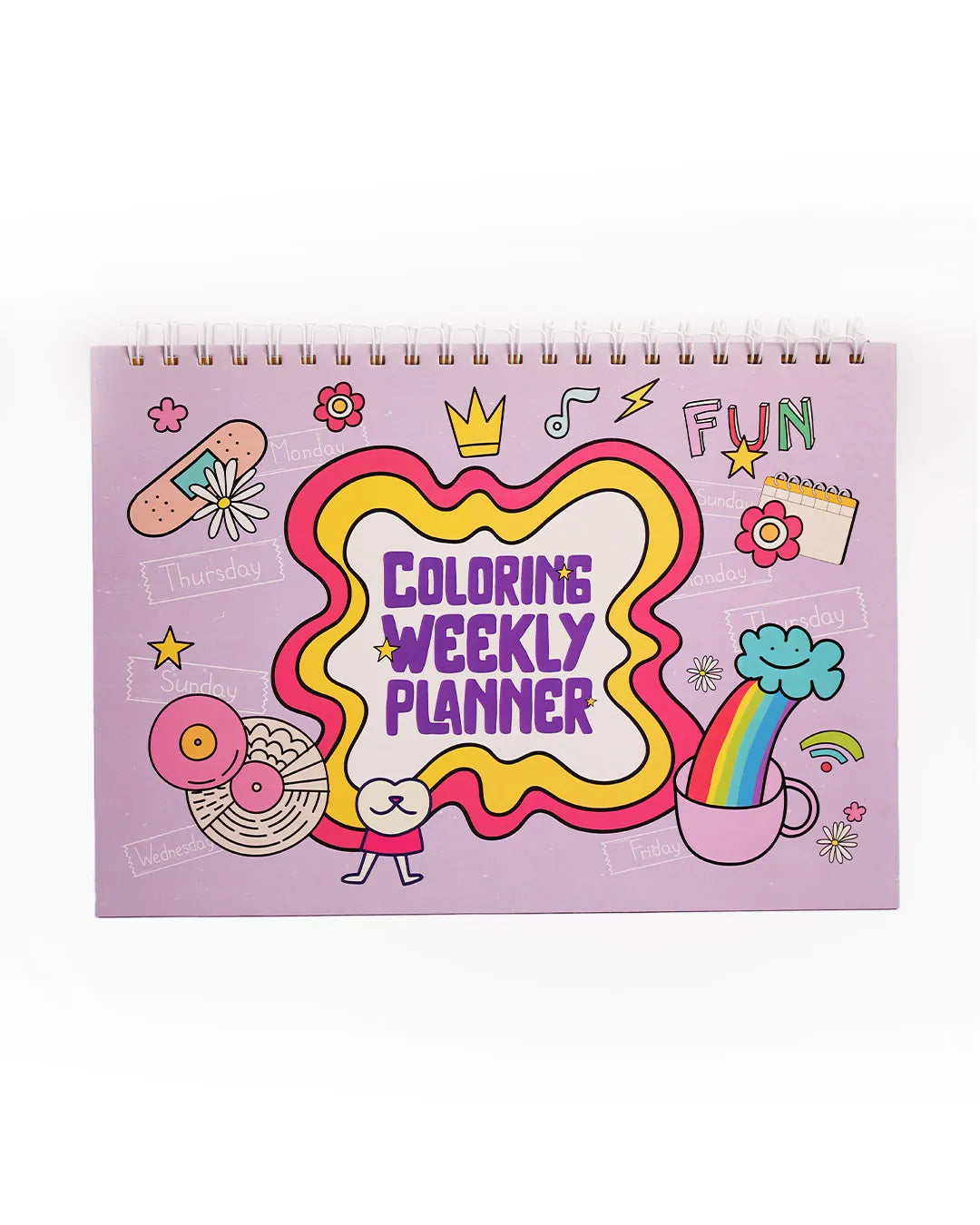 Coloring Weekly Planner - Rootieland
