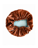 Powder Blue Satin Bonnet - Double Face