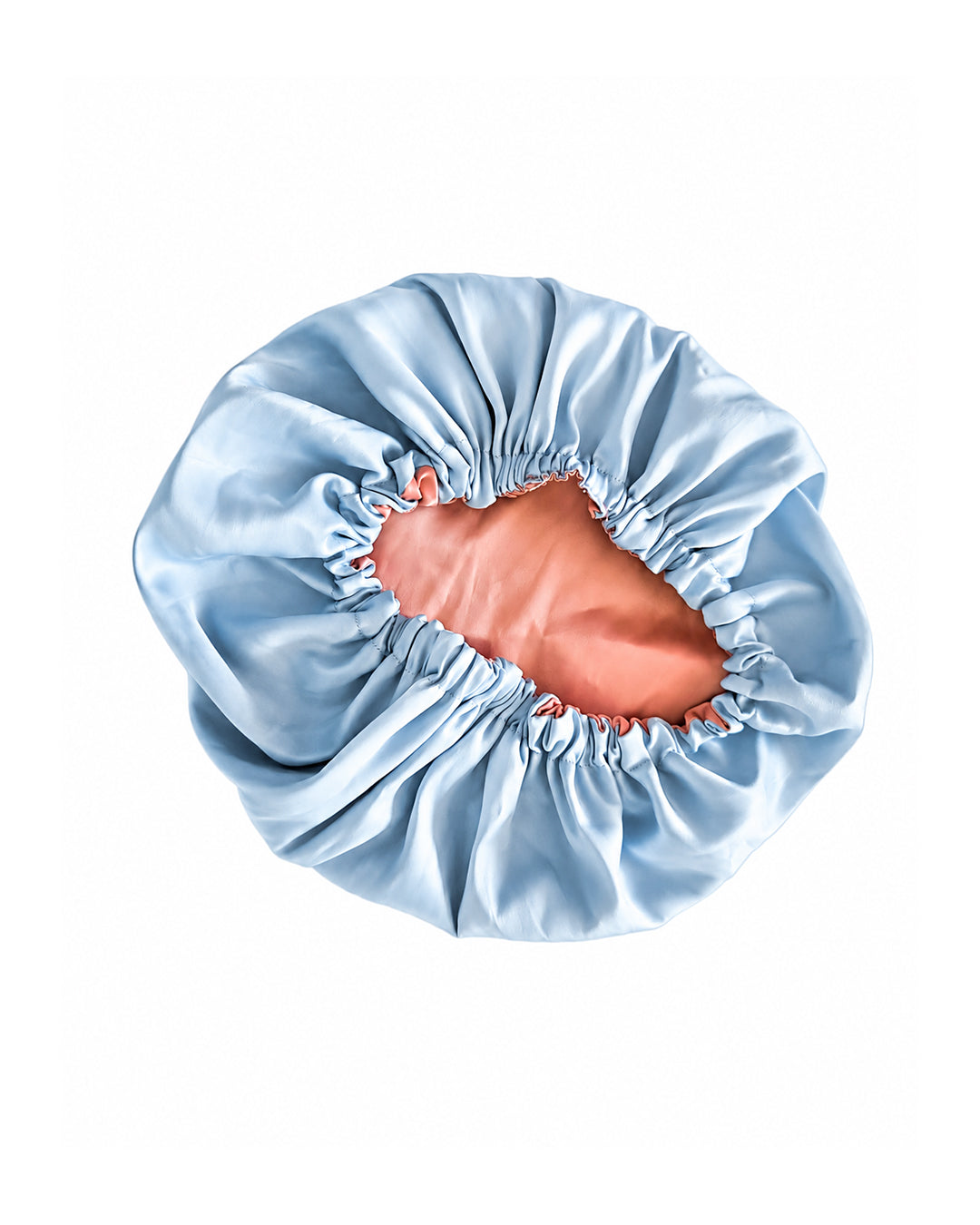 Peach Sky Satin Bonnet - Double Face