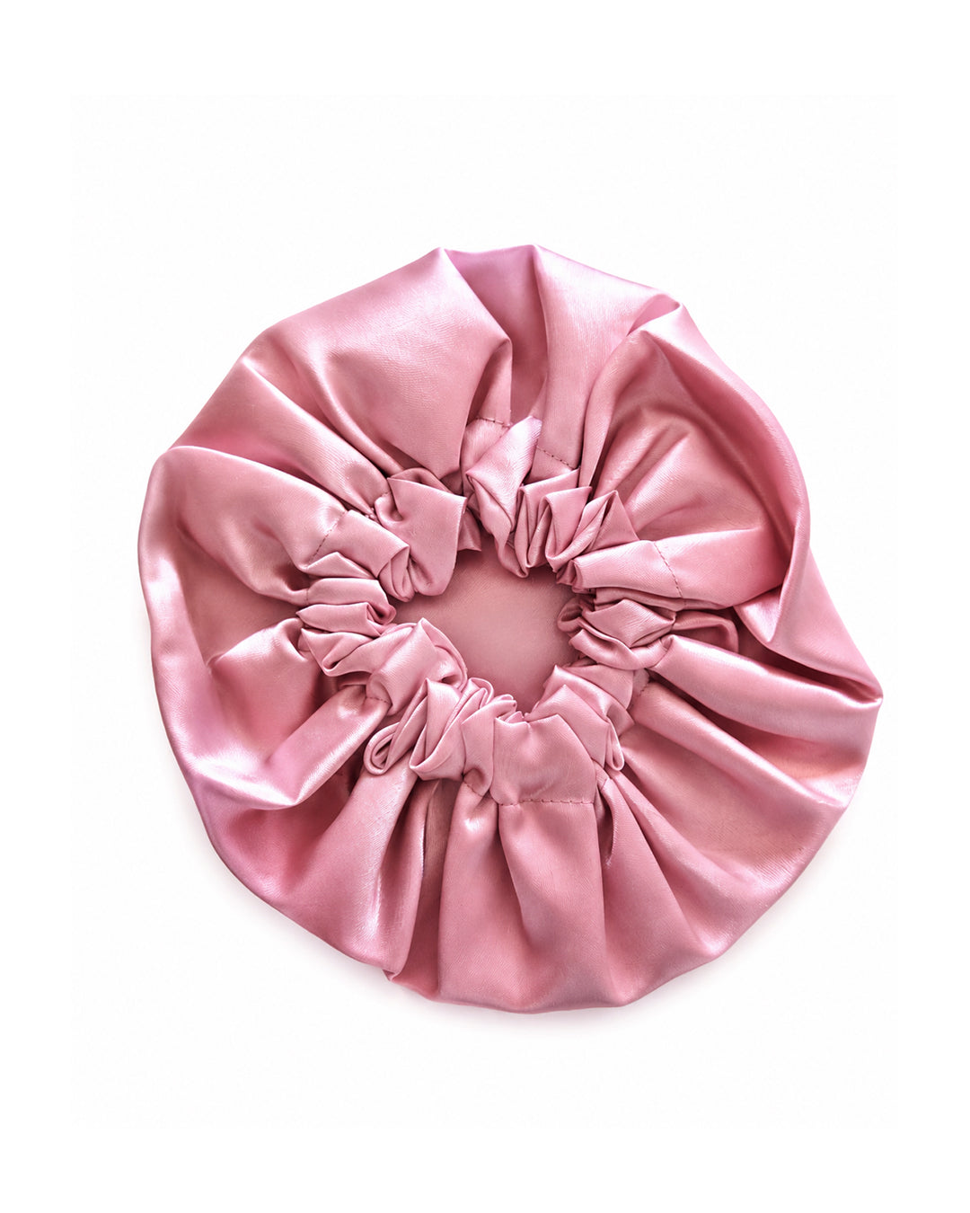Pink Satin Bonnet