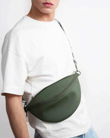 Leather Fanny Pack - Olive