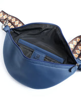 Leather Fanny Pack - Navy