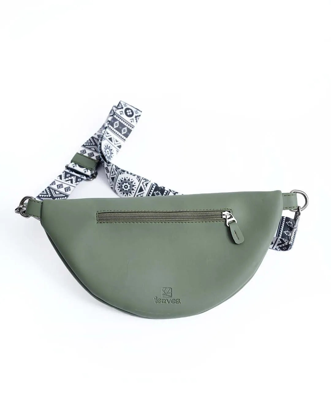 Leather Fanny Pack - Olive