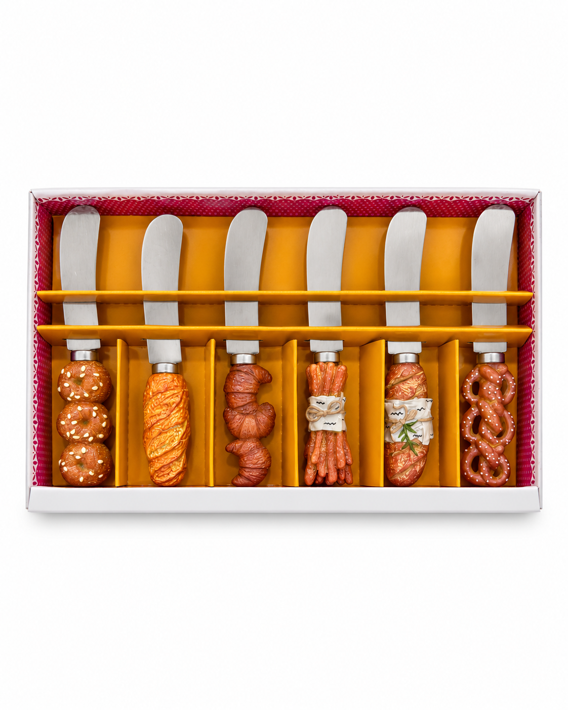 Bakery-Themed Butter Knife Set (6 pcs)