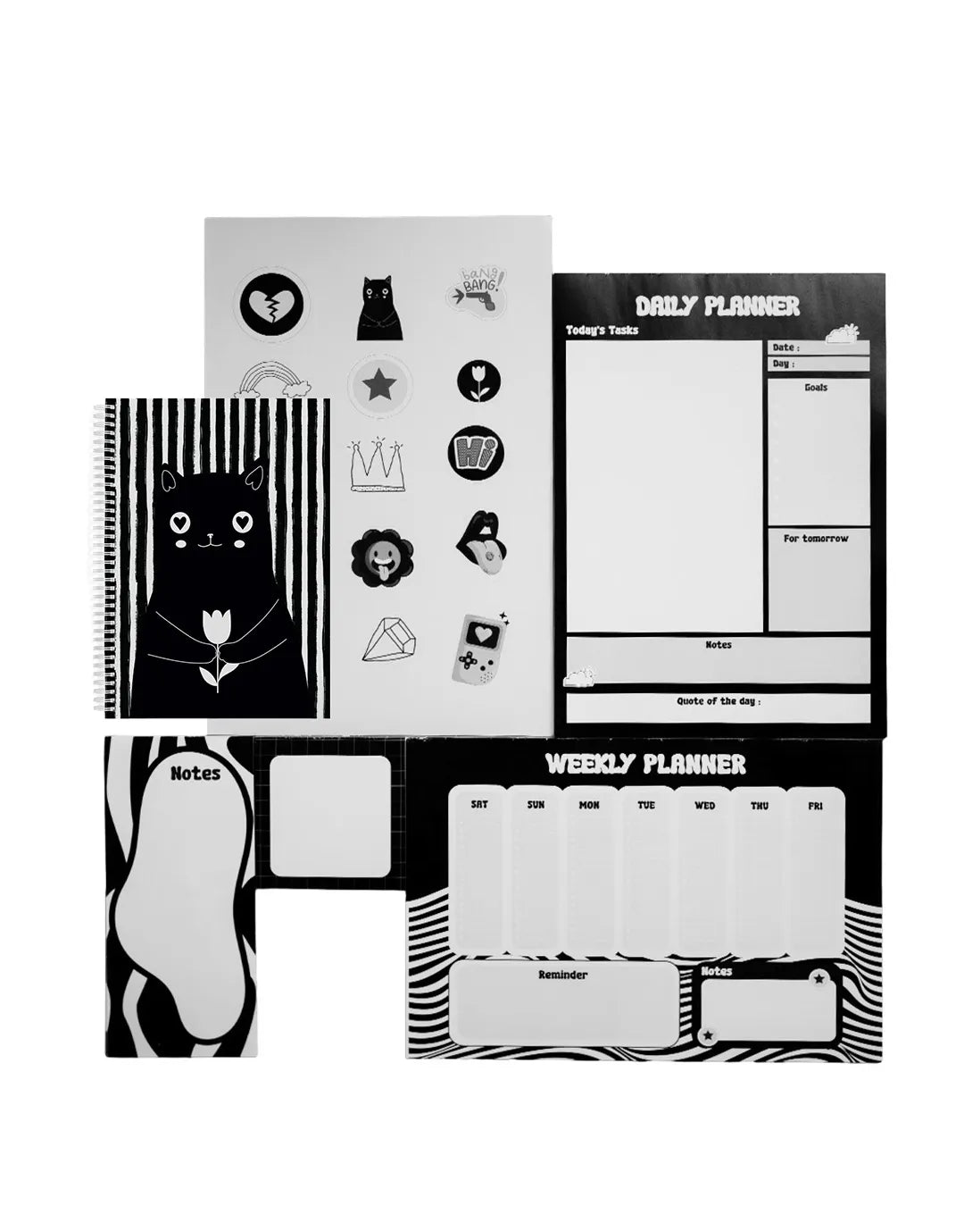 Black & Ink - Stationery Set - Rootieland