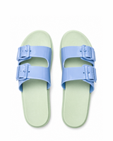 Cutout Slide - Blue/Mint