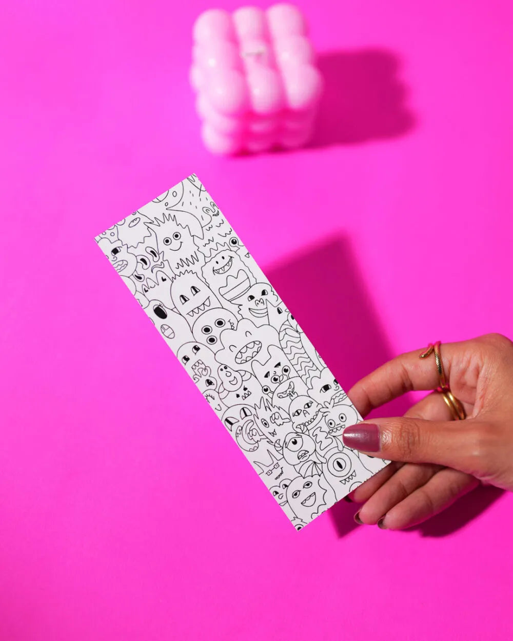 Monsters - Coloring Bookmark - Rootieland