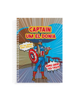 Captain Um El Donya - A5 Notebook & Sticker Sheet - Rootieland