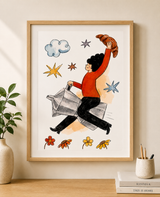 Summer Feel - A4 Poster (without the frame)