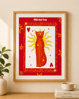 Wild And Free - A4 Poster (without the frame)