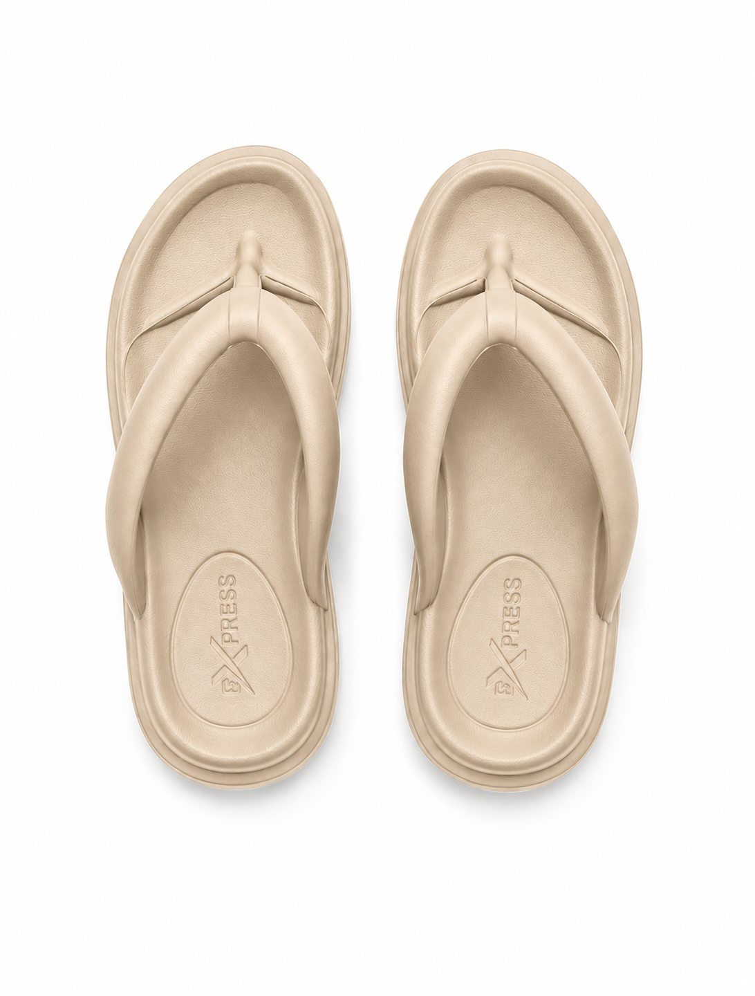 Classic Flip Flops - Beige