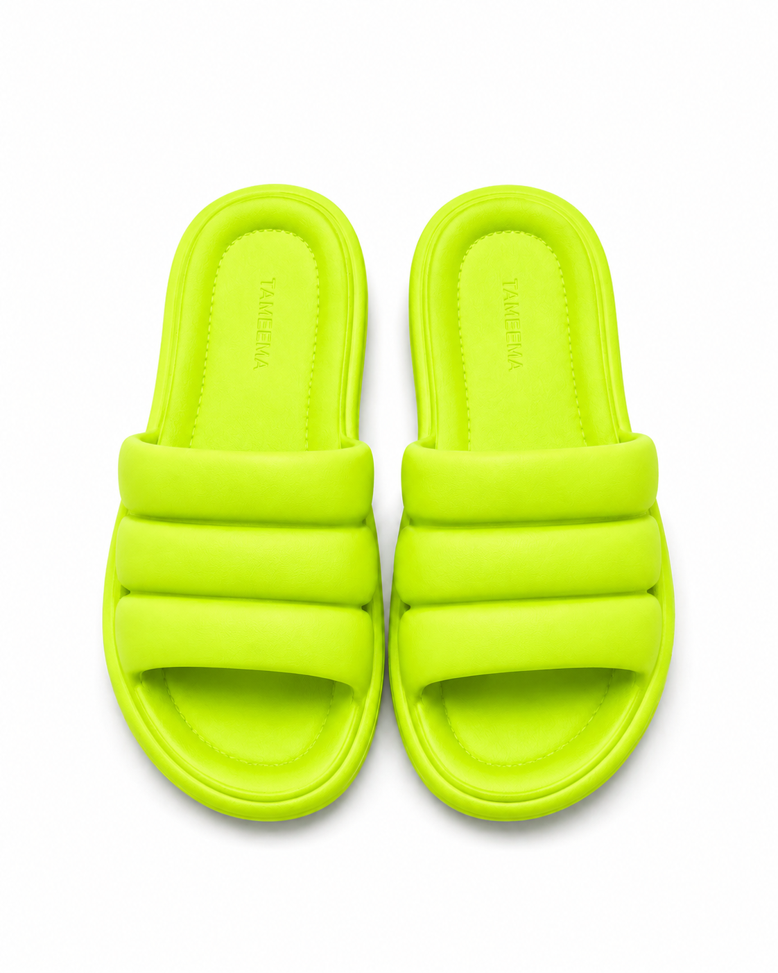 Marshmallow Slides - Neon Green