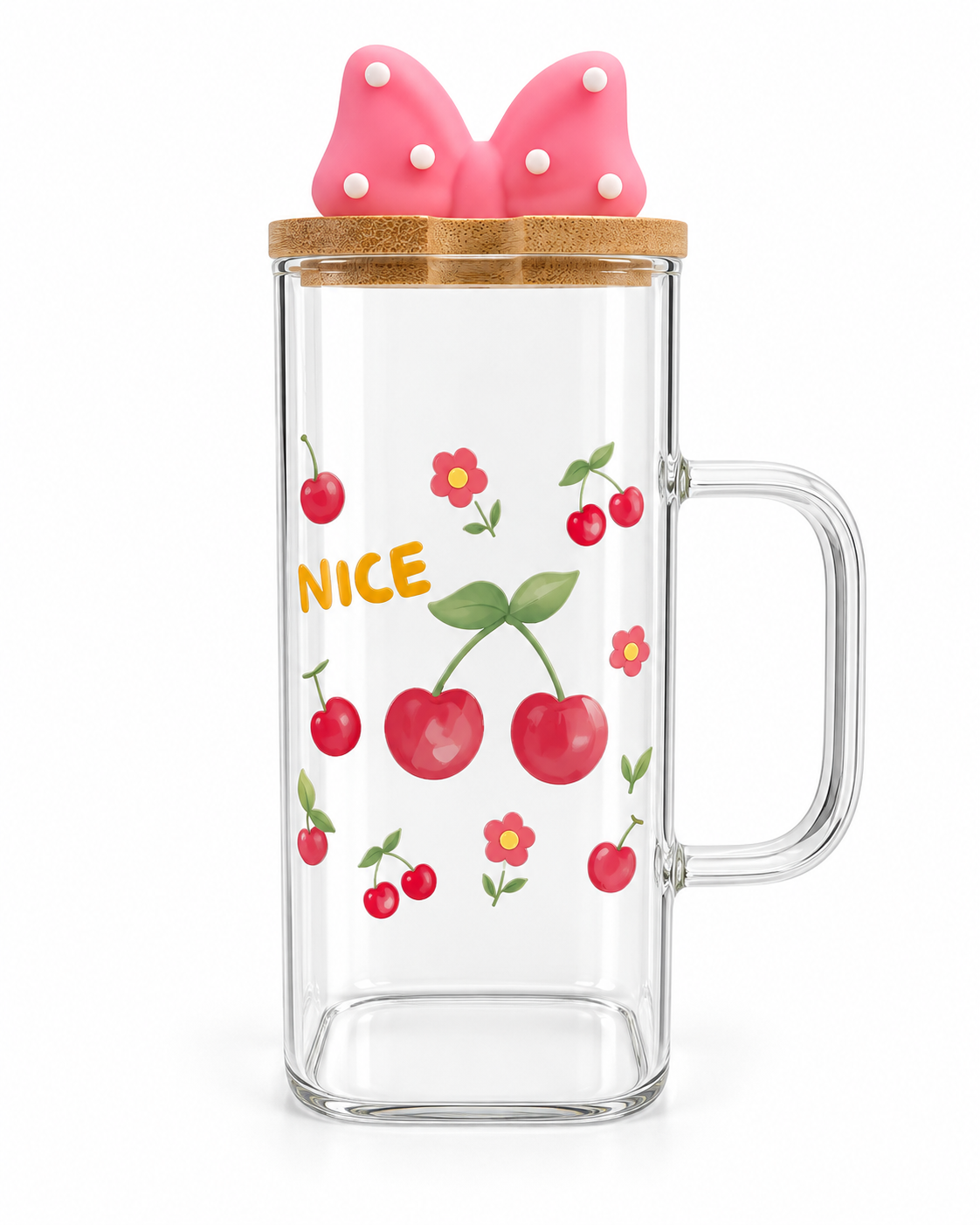 Bow Glass Mug