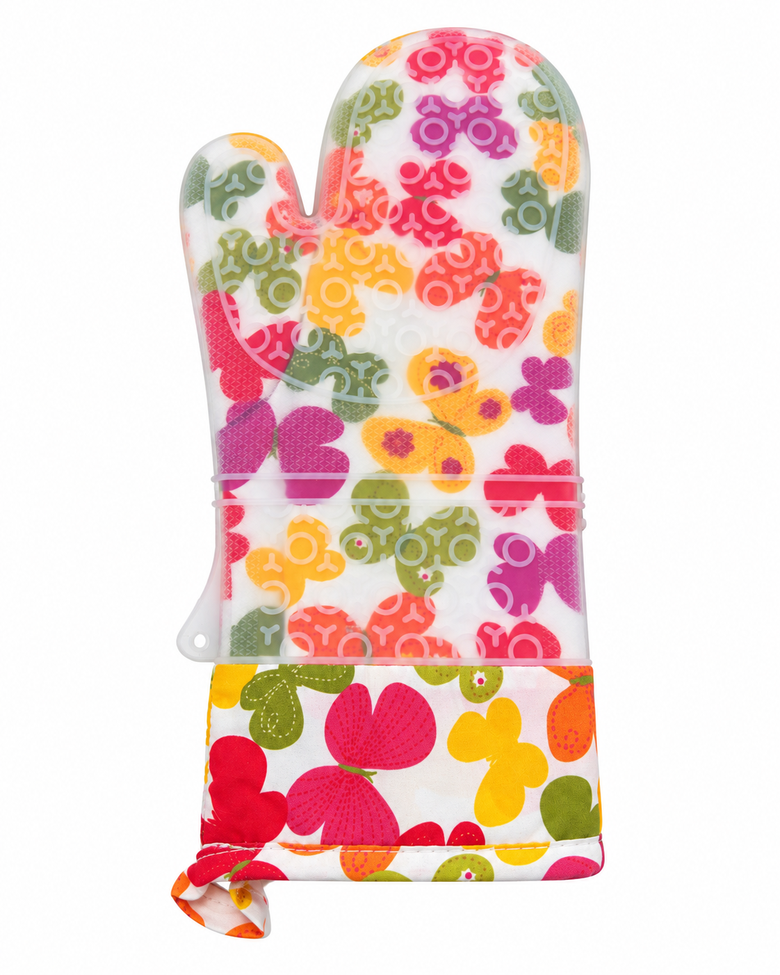 Floral Oven Mitt