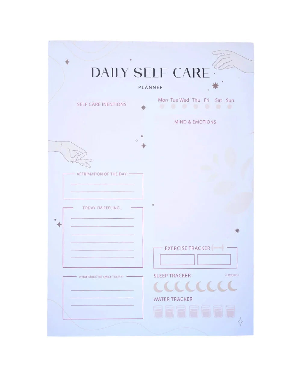 Daily Self Care Planner - Rootieland