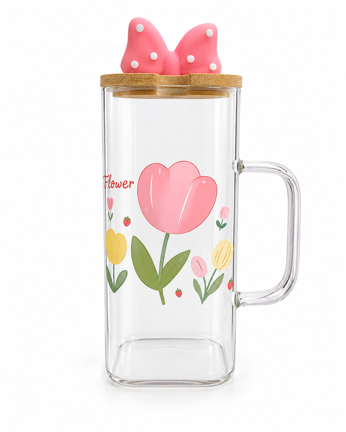 Bow Glass Mug