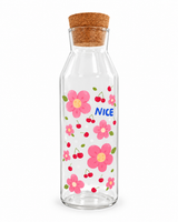 Glass Bottle with Cork Stopper