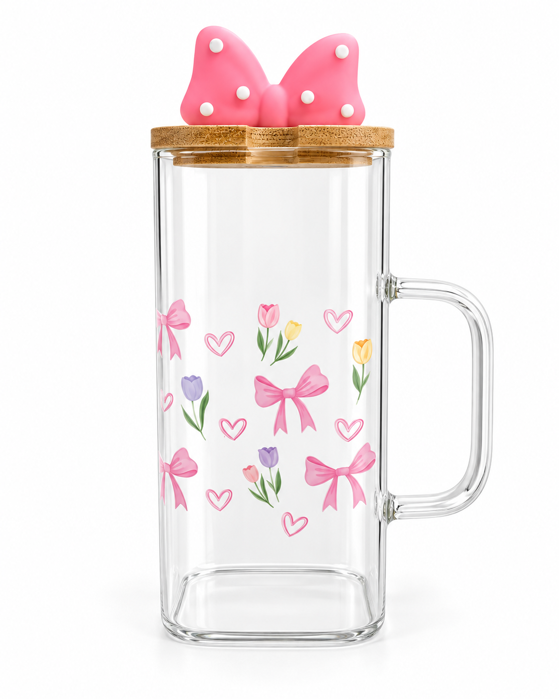 Bow Glass Mug