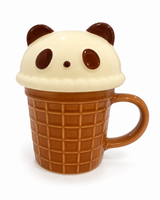 Cute Waffle Mug with Lid