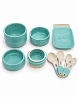 Mason's Finest Ceramic Measuring Cup & Spoon Set