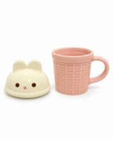 Cute Waffle Mug with Lid