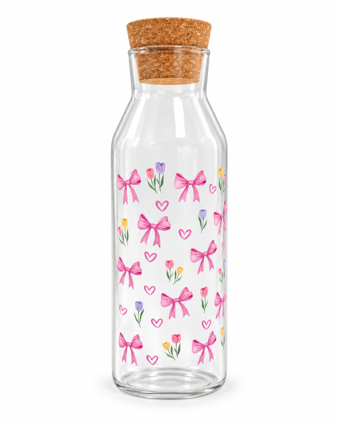 Glass Bottle with Cork Stopper