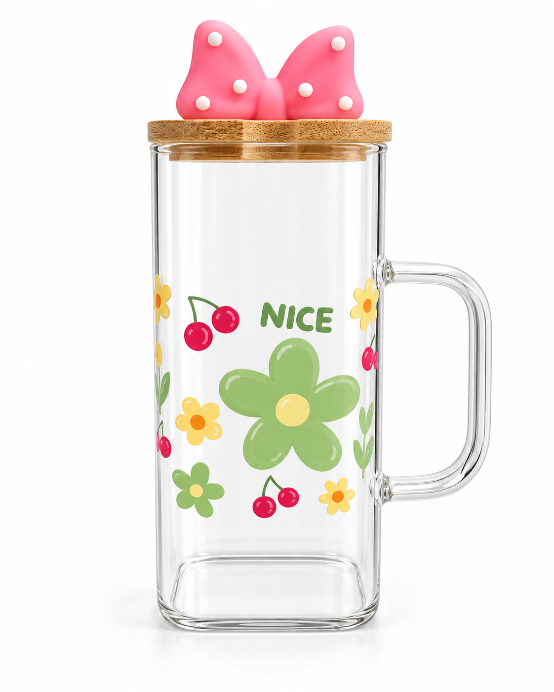 Bow Glass Mug