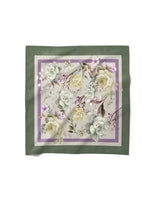 Mystic Petals - Silk Satin Scarf - Rootieland