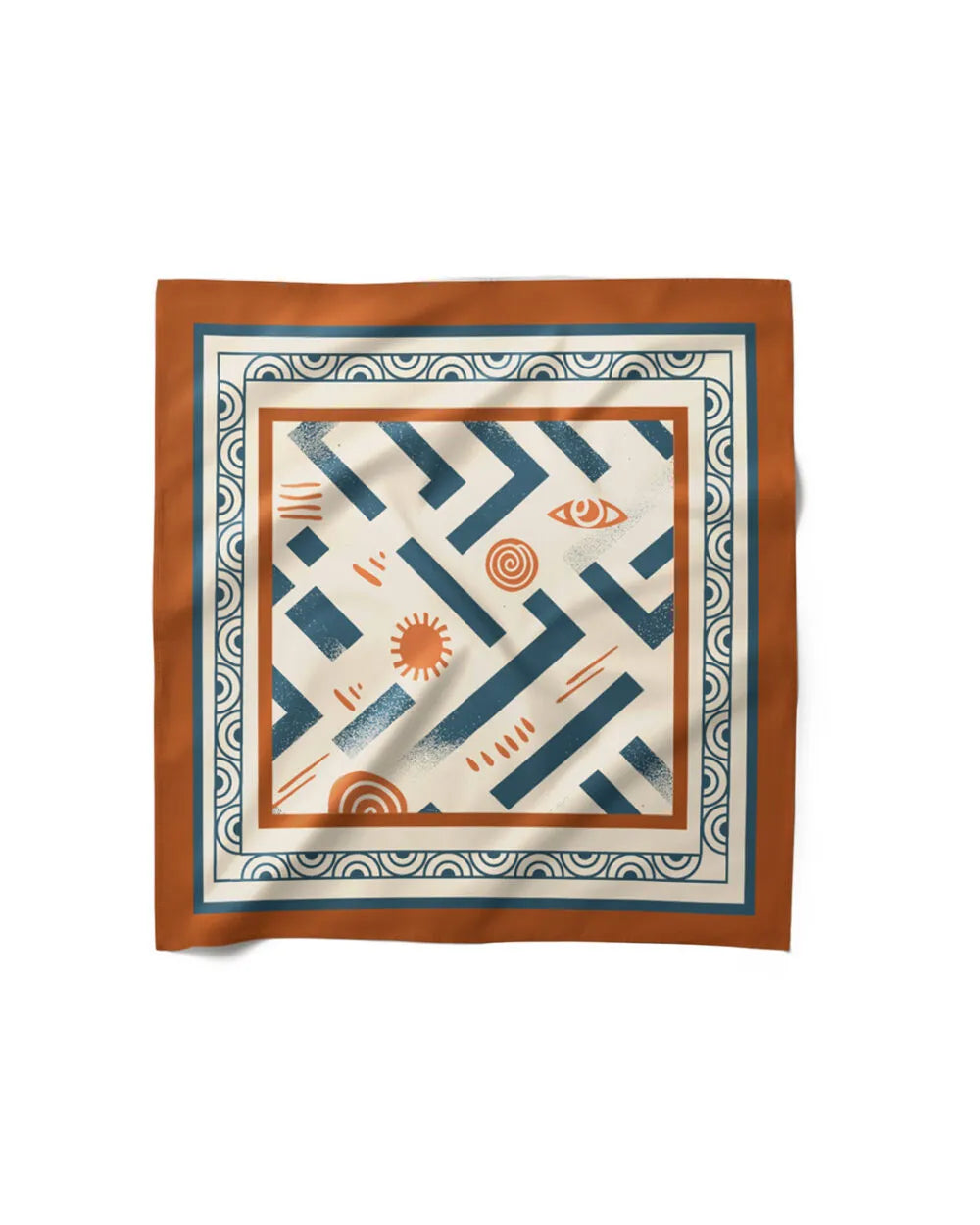 Caramel Muse - Silk Satin Scarf