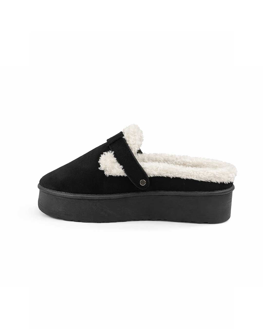 Fur Clogs - Black