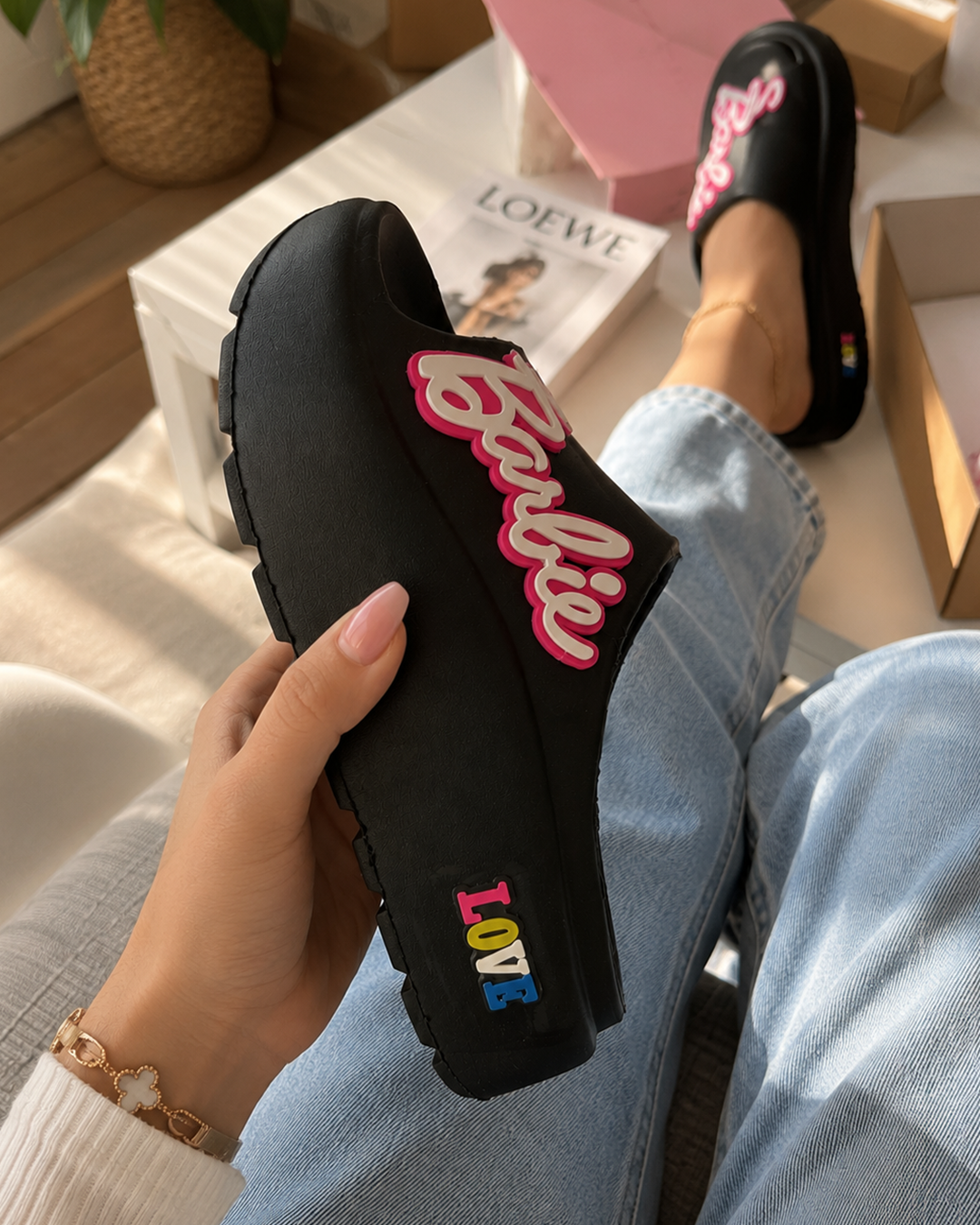 Barbie Slides - Black