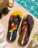 Abstract Flip Flops - Black